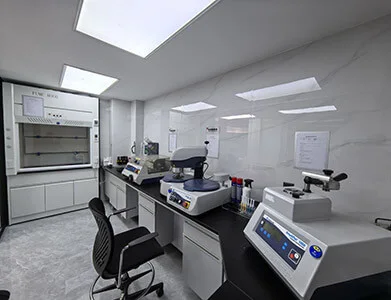 Laboratorium vid Shanghaibyrån · Provberedning
