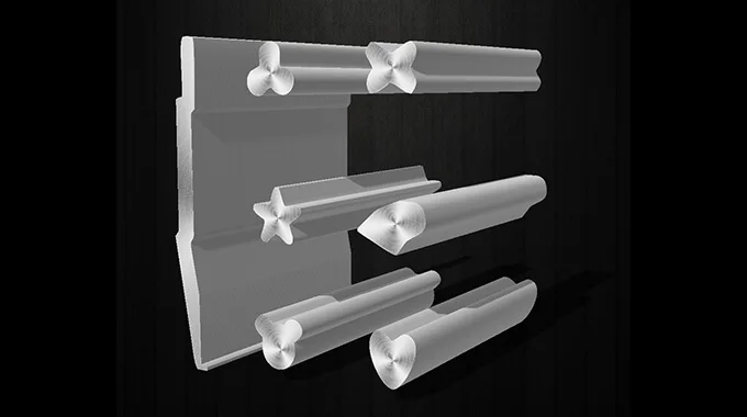 Styrdäckdekor med anpassad profiltråd product image