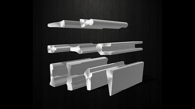 Stödram för filtercylindern med triangulärt tvärsnitt, specialtillverkad profiltråd product image