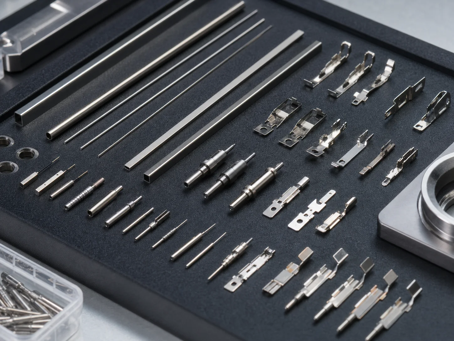 Precisionsutrustning för elektronik连接端子与微型零件用Kallformningsmaterial